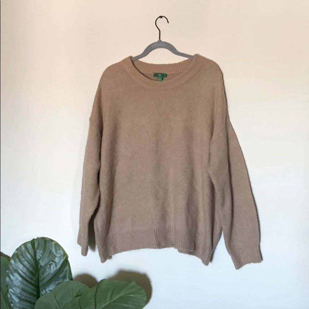 Vintage Dip Peach Oversized Sweater